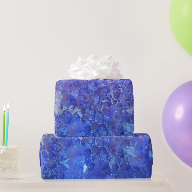 Lila Quartz/Geode Sten Wrapping Papper Presentpapper (Festgåvor)