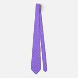 Lila Quatrefoil Mönster Neck Tie Slips