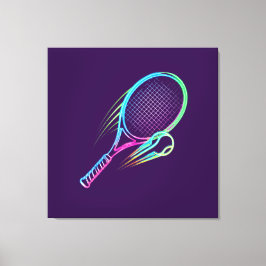 Lila Racketsdunk Canvas Väggkonst