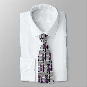 "Lila Rain" Digital Art Tie Slips