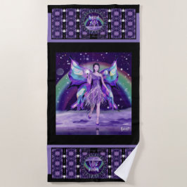 Lila Rain Fairy Beach Towel