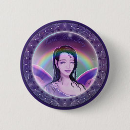 Lila Rain Fairy Button Knapp