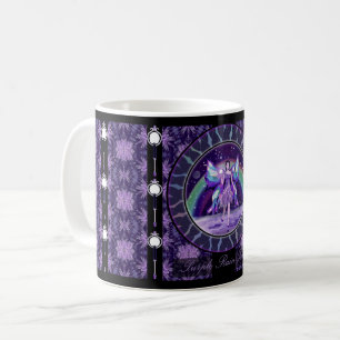 Lila Rain Fairy Kaffemugg