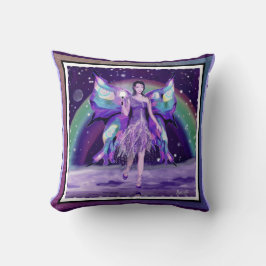 Lila Rain Fairy Kudde