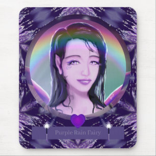 Lila Rain Fairy Mouse Pad Musmatta