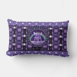 Lila Rain Fairy Pillow Fodral Lumbarkudde