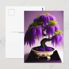 Lila Rain Wisteria Bonsai, Postcross Vykort