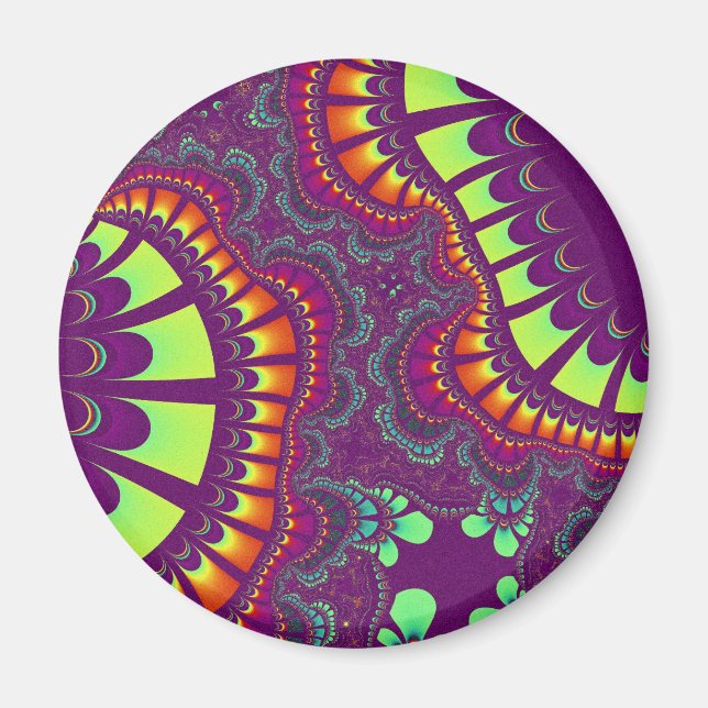 Lila Rainbow Remix Magnet (Framsidan)