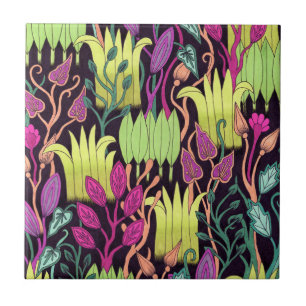 Lila Rainforest Tile Kakelplatta