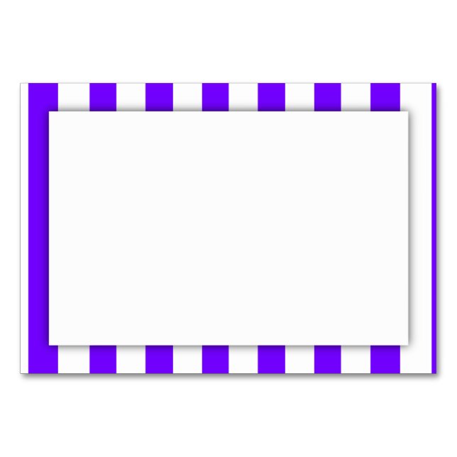 Lila Rand (lägg till andra Färg) Bordsnummer (Framsidan)