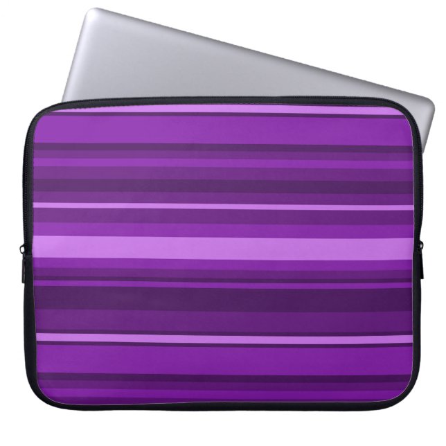 Lila rand laptop sleeve (Framsidan)