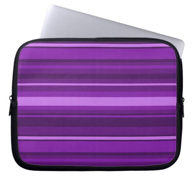 Lila rand laptop sleeve (Framsidan)
