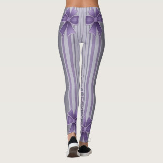 Lila rand Lavender Dream AI art Leggings
