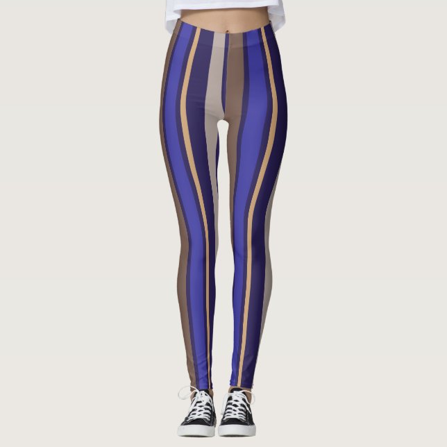 lila rand leggings (Framsida)