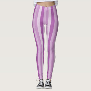 Lila rand mönster leggings