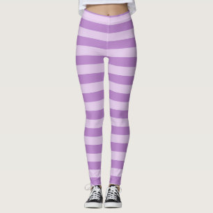 lila rand mönster tiger leggings