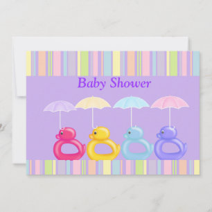 LILA RAND MULTI ANKA BABY SHOWER ANBUDSINFORDRAN INBJUDNINGAR