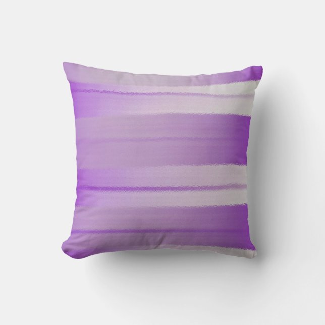 Lila Rand Pillow-Anpassadet Kudde (Framsida)