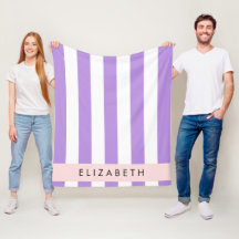Lila Rand, Stripe Mönster, Linjer, Ditt namn