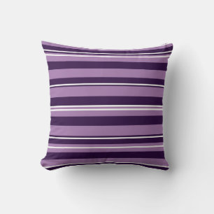Lila rand Throw Cushion Kudde