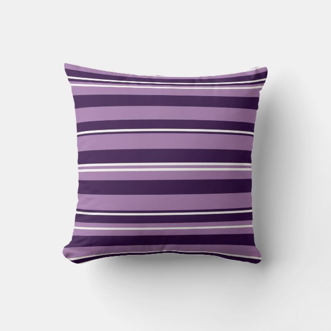 Lila rand Throw Cushion Kudde (Framsida)