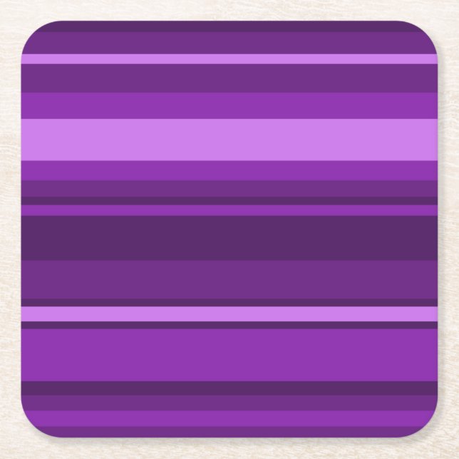 Lila rand underlägg papper kvadrat (Framsidan)