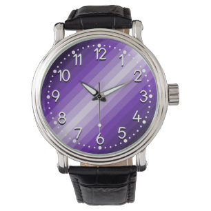 Lila Rand Watch w Vintage Leather Strap Armbandsur