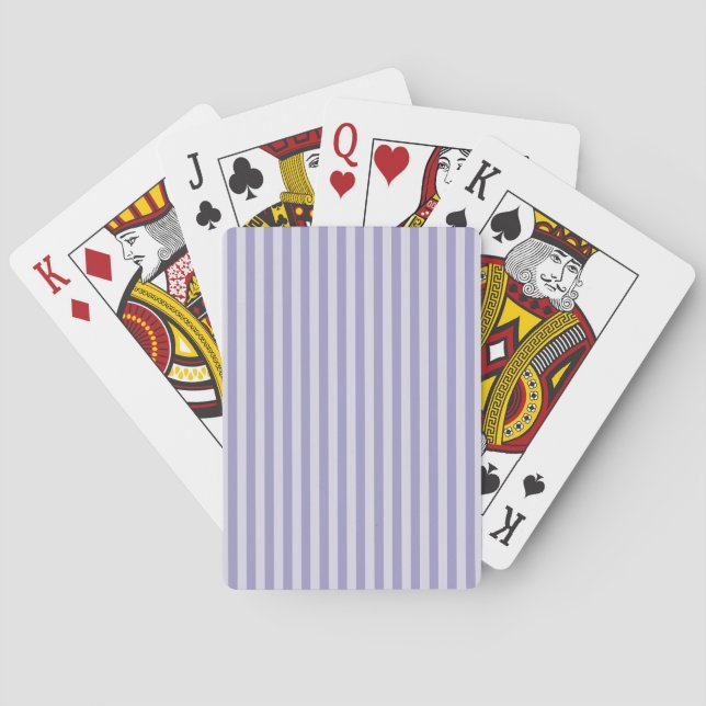 Lila Ränder Casinokort (Baksidan)