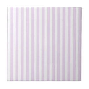 Lila randigt mönster Minimal modern vår Kakelplatta