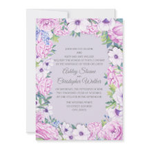 Lila Ranunculus Anenome Blommigt Utandning Bröllop