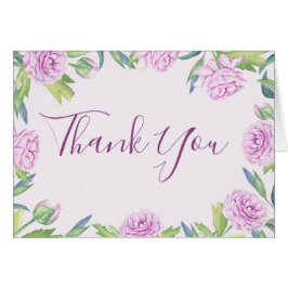 Lila Ranunculus Vår Blommigt - tackkort OBS Kort