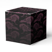 Lila Raven Gothic Wedding Favor Box