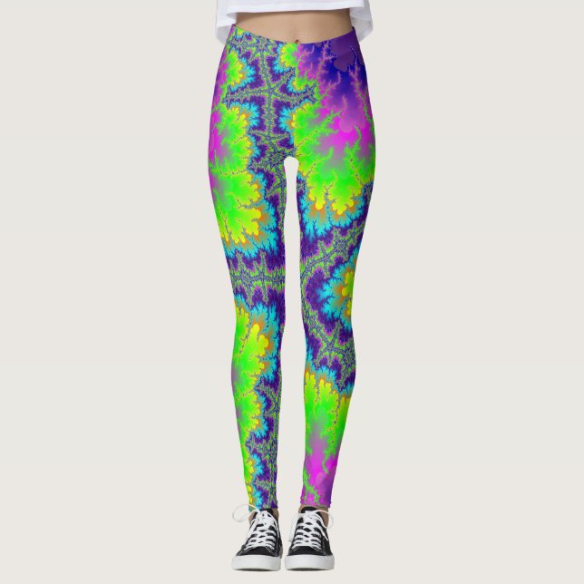 Lila Reef Starfish Leggings (Framsida)