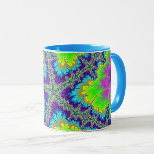 Lila Reef Starfish Mugg (Framsida höger)