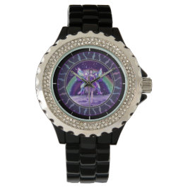 Lila regn Fairy Watch Armbandsur