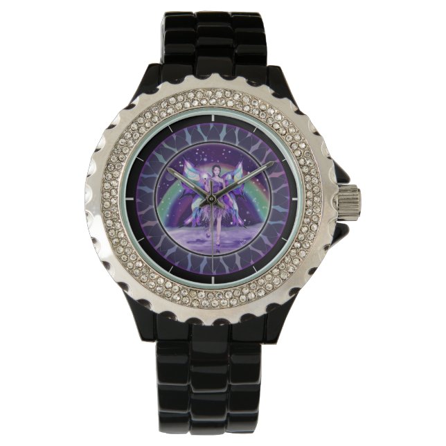 Lila regn Fairy Watch Armbandsur (Framsida)