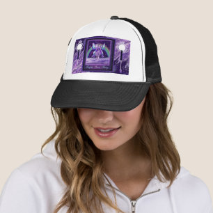 Lila regnmjölk keps