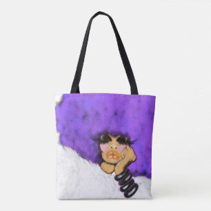 Lila Reign TOTE Tygkasse