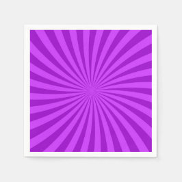 Lila Retro Sunburst Background Pappersservett