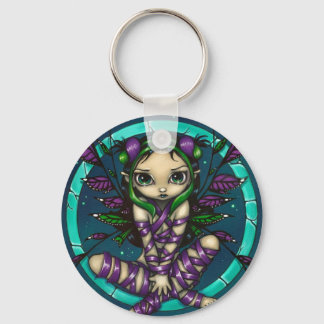"Lila Ribbon Fairy"-nyckelkedja Nyckelring