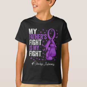 Lila Ribbon Far Ökad medvetenhet om överdosering T Shirt