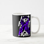 Lila Ribbon för sina produkter Opioid överdosering Kaffemugg<br><div class="desc">Lila Ribbon for her Products Opioid Overdose Awareness</div>