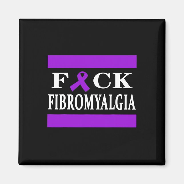 Lila Ribbon Gift Magnet (Framsidan)