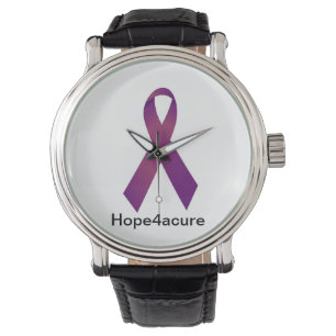 Lila Ribbon klocka Cystic Fibrosis Lupus Fibro
