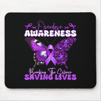 Lila Ribbon Overdose Awareness Day Butterfly Sup Musmatta