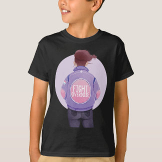 lila Ribbon Överdosering Awaren mot överdosering T Shirt