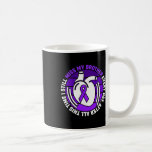 Lila Ribbon Överdosering Medvetenhet Brother Memo Kaffemugg<br><div class="desc">Lila Ribbon Överdosering Medvetenhet om broderminne</div>