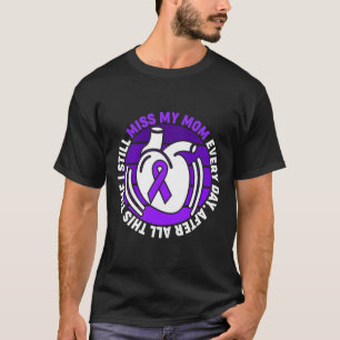 Lila Ribbon överdosering Medvetenhet om min Mamma T Shirt