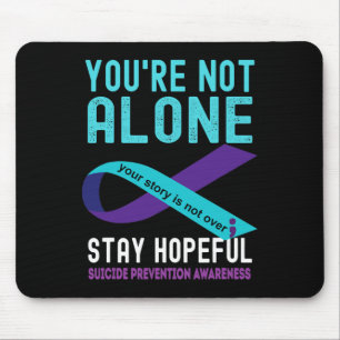 Lila Ribbon Support Suicide Prevention Awareness Musmatta