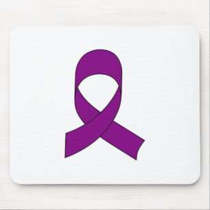 Lila Ribbon Teckning Musmatta